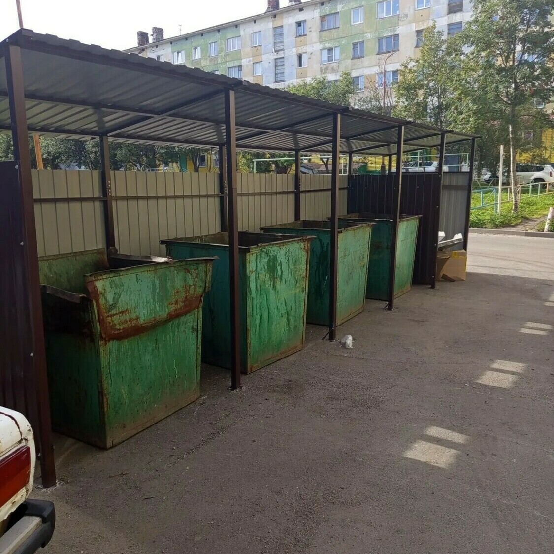 Фотография контейнерной площадки КПК-5