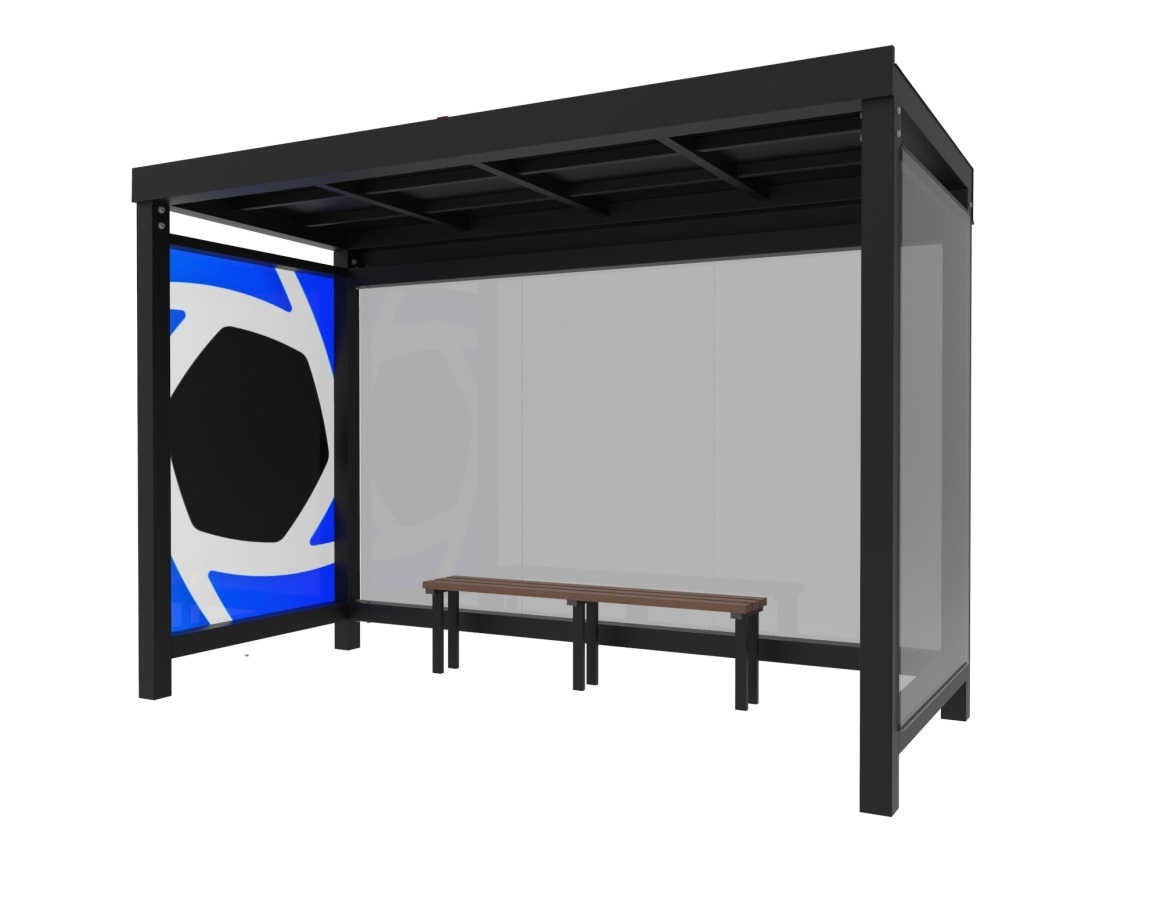 Остановочный павильон "Стандарт городской-Л1" Остановочный павильон "Стандарт городской-Л1"