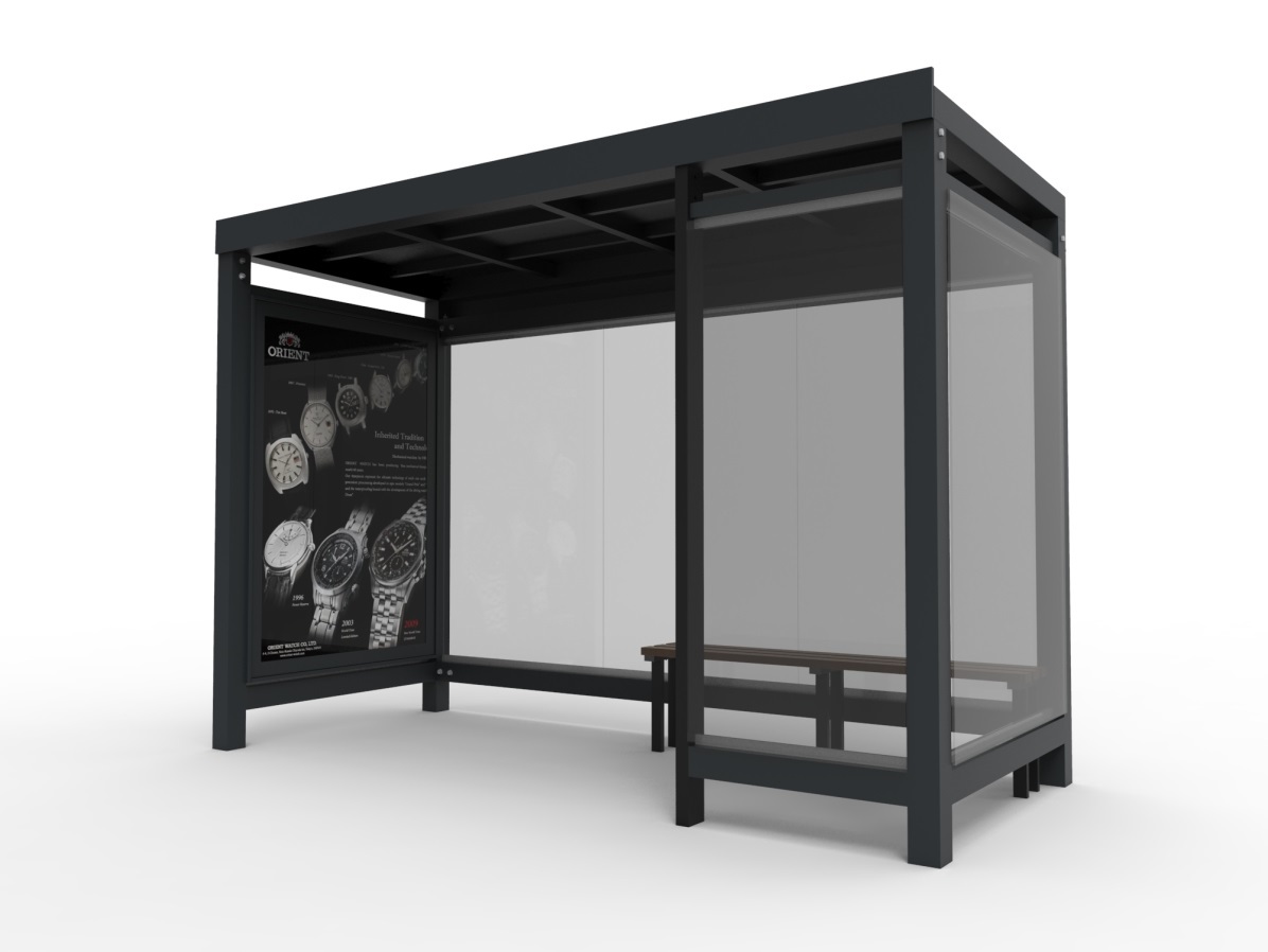 Остановочный павильон "Стандарт городской-Л2" Остановочный павильон "Стандарт городской-Л2"