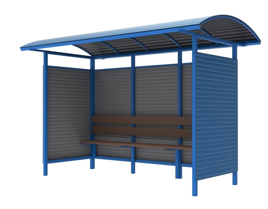 Остановочный павильон "Сити-П2.1" Остановочный павильон "Сити-П2.1"